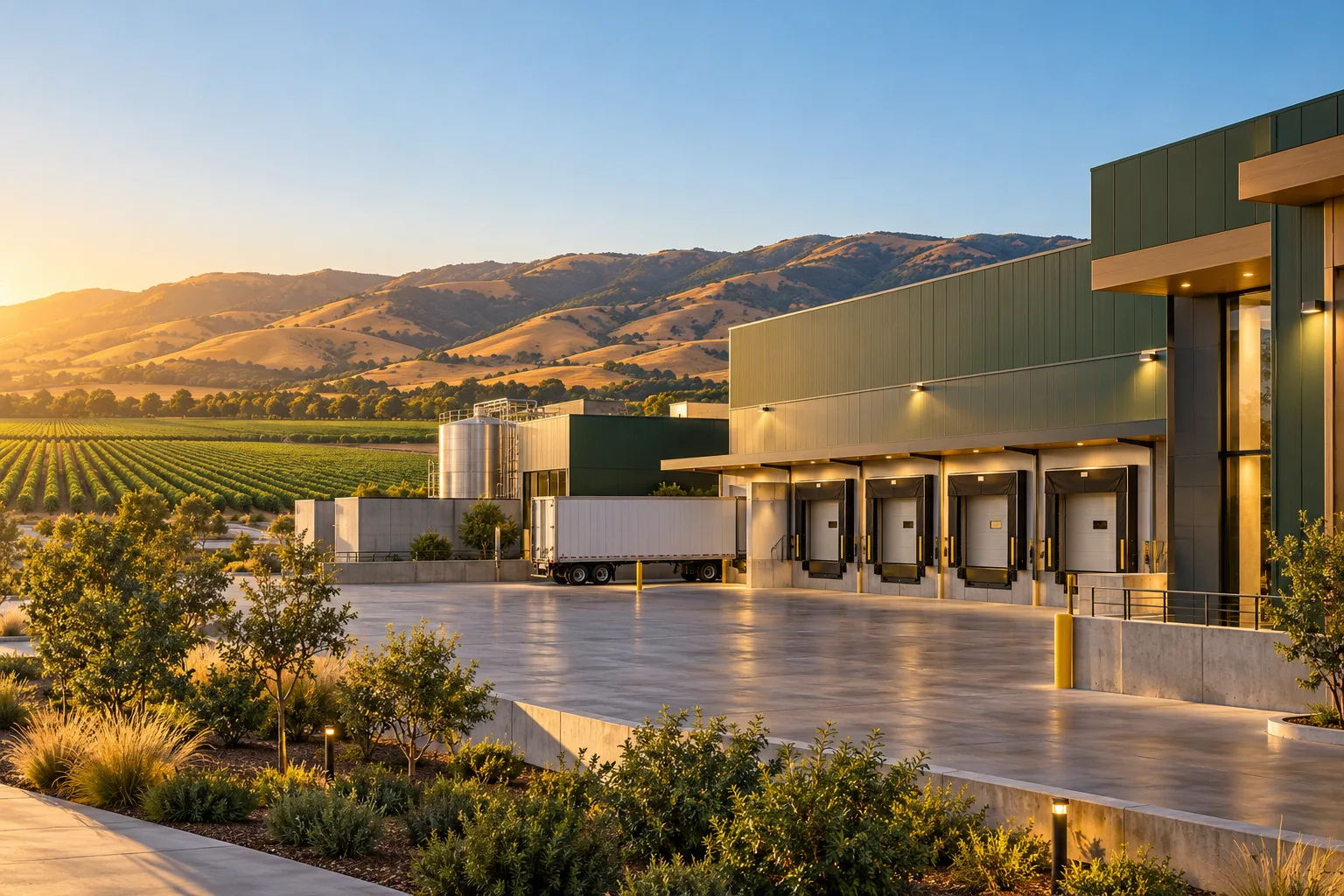 Industrial facility exterior in Salinas